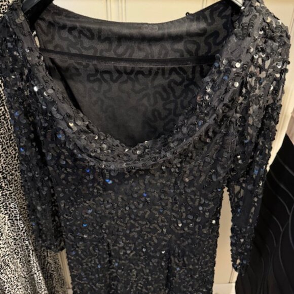 Pisarro Nights Black Sequin Dress - Picture 7 of 10